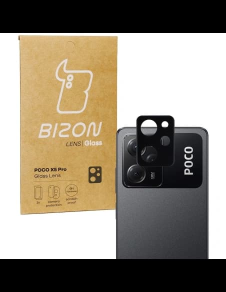 Sticlă pentru Bizon Sticlă Lentilă pentru Poco X5 Pro [2 PACK]