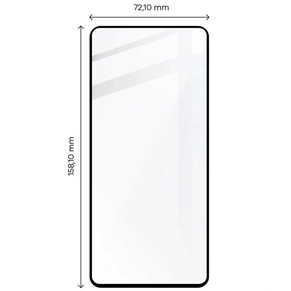 Bizon Glass Edge 2 Poco X5 Pro negru - 2