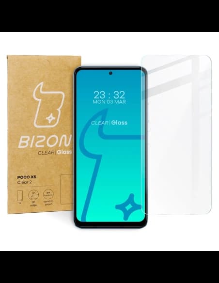 Bizon Glas Klar 2 Xiaomi POCO X5 Redmi Note 12 4G/5G