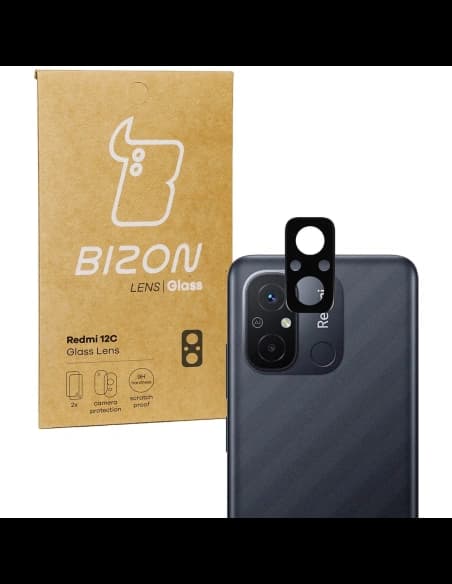 Bizon Glass Lens Redmi 12C [2 PACK]