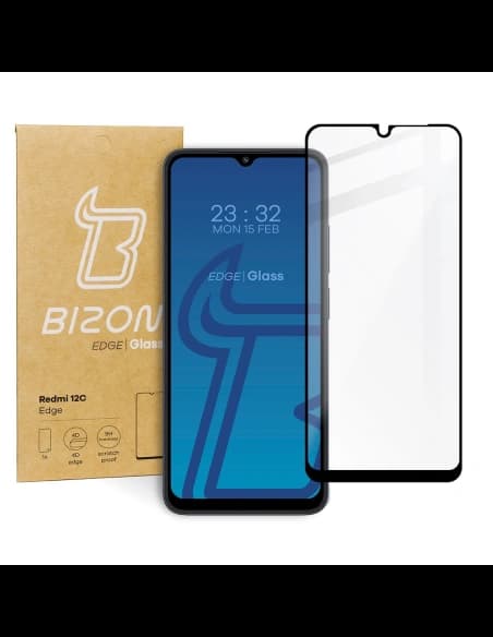 Bizon Glass Edge Redmi 12C black