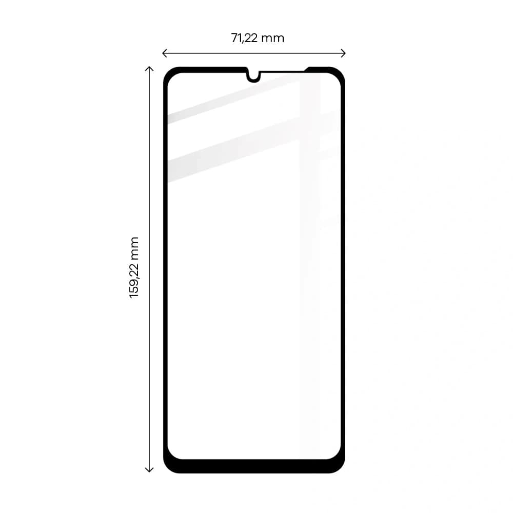 Tvrzené sklo Bizon Glass Edge 2 pro Redmi A1 černé - 5