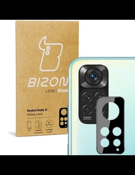 Bizon Glaslinse Xiaomi Redmi Note 11 [2 PACK]