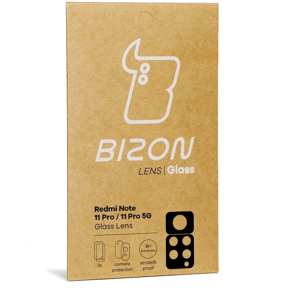 Bizon-Glaslinse für Redmi Note 11 Pro/5G [2 PACK] - 6