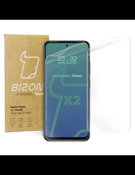 Bizon Glass Hydrogel Redmi Note 11 / 11s [2 PACK]