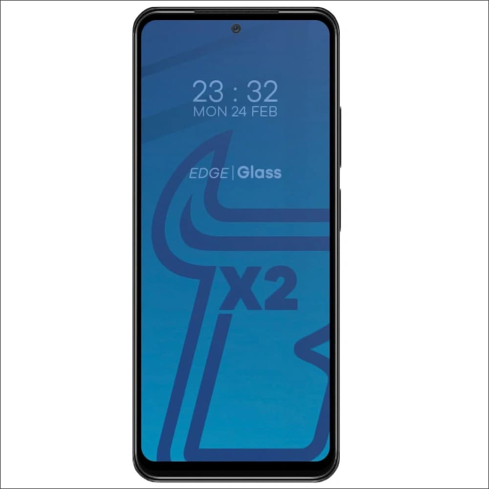 Bizon Glass Edge tempered glass - [2 PACK] + lens protection Redmi Note 11s 4G black - 3