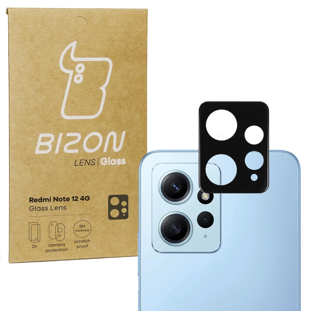 Bizon-Glaslinse Xiaomi Redmi Note 12 4G [2 PACK] - 1