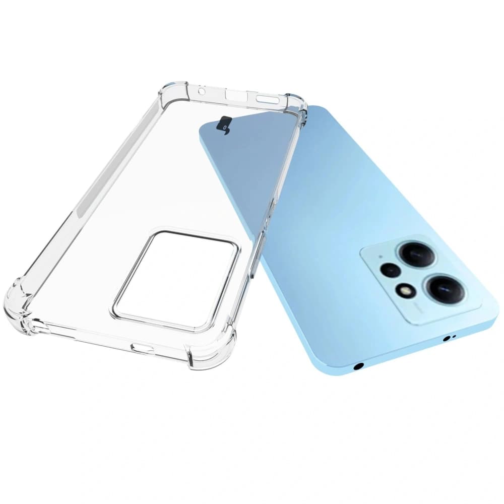 Etui + 2x sklo na obrazovku + objektiv Bizon Case Clear Pack pro Xiaomi Redmi Note 12 4G průhledné - 5