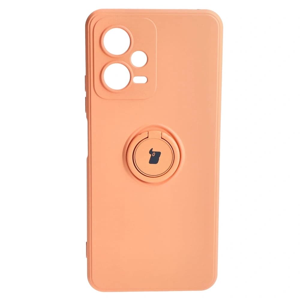 Bizon Case Silicone Ring Sq Xiaomi Redmi Note 12 5G/Poco X5 orange - 2