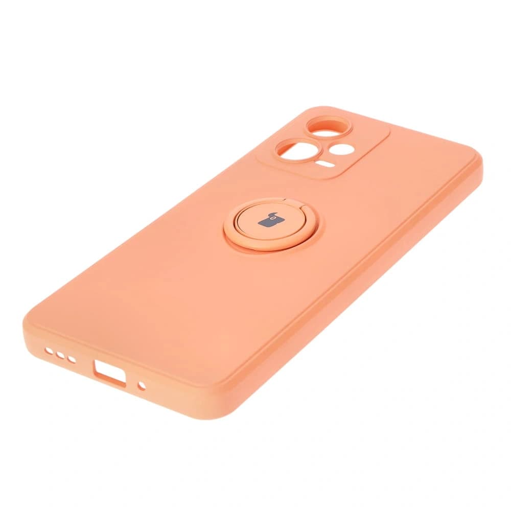 Bizon Case Silicone Ring Sq Xiaomi Redmi Note 12 5G/Poco X5 orange - 3