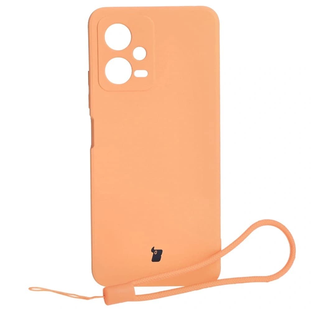 Bizon Case Silicone Sq Xiaomi POCO X5 Redmi Note 12 5G orange