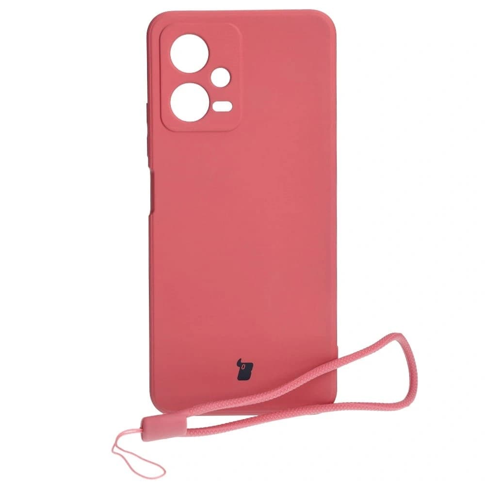 Bizon Case Silicone Sq Xiaomi POCO X5 Redmi Note 12 5G dirty pink
