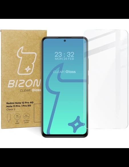 Bizon Glass Clear 2 Redmi Note 12 Pro 4G / 11 Pro / 11 Pro 5G