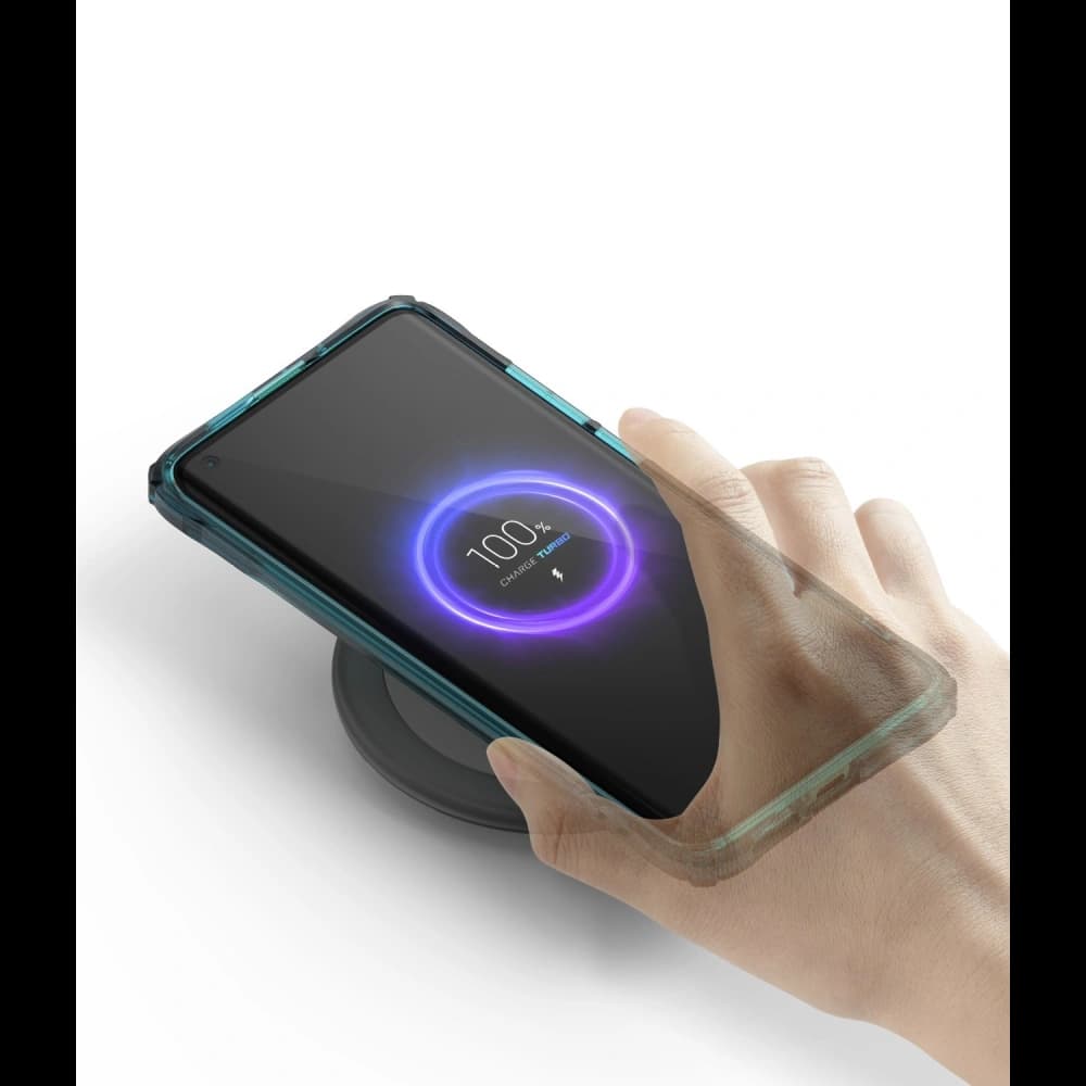 Etui Ringke Fusion-X Xiaomi Mi 10/Pro Tyrkysově zelená - 10