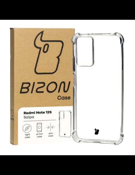 Elastické pouzdro Bizon Case Salpa pro Xiaomi Redmi Note 12S průhledné