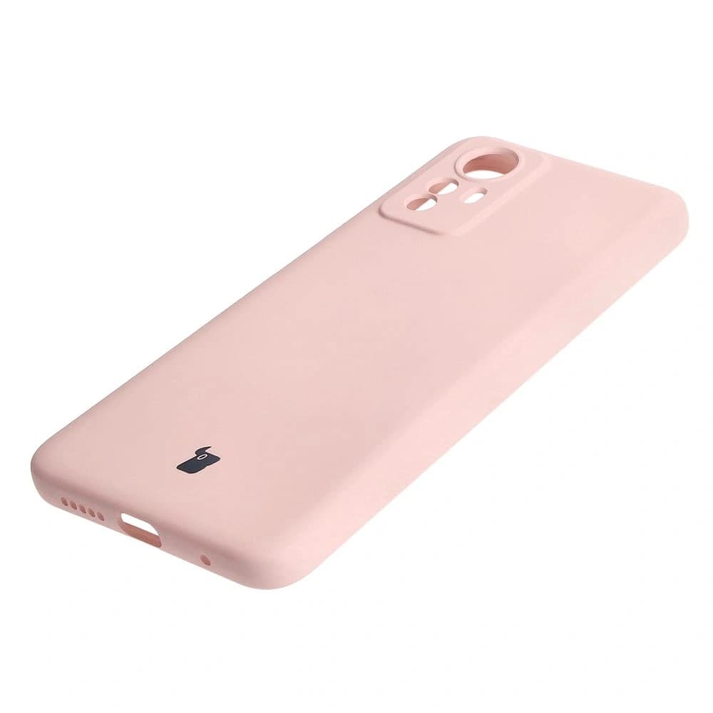 Etui Bizon Case Silicone do Xiaomi Redmi Note 12S světle růžové - 3