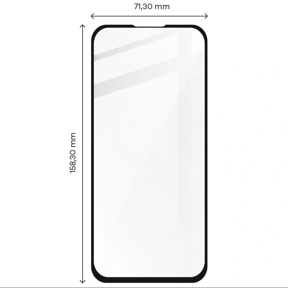 Tvrzené sklo Bizon Glass Edge pro Redmi Note 9S/ 9 Pro/ 9 Pro Max černé - 2