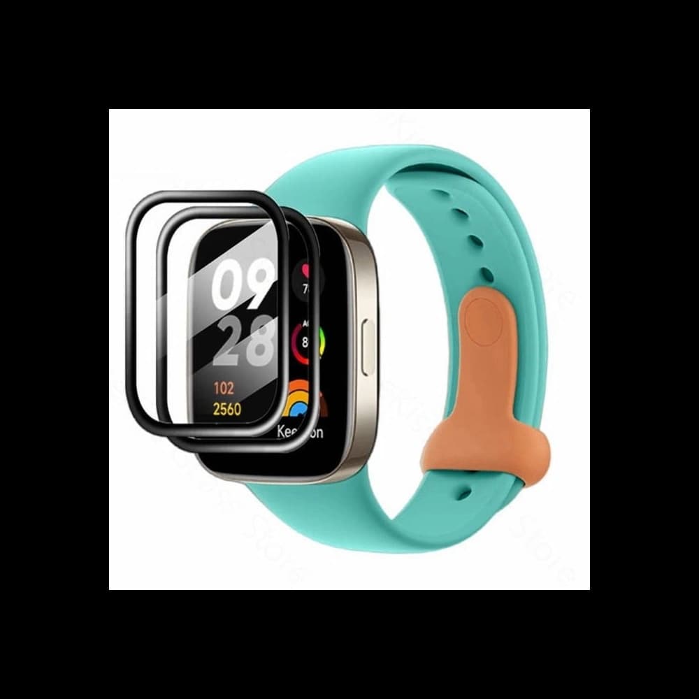 Sklo hybridní Bizon Glass Edge Hybrid pro Xiaomi Redmi Watch 3 černé - 2