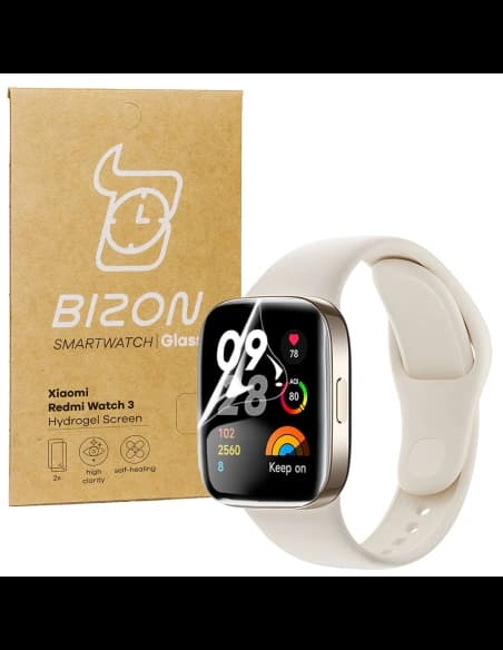 Fólie hydrogelová na displej Bizon Glass Hydrogel pro Xiaomi Redmi Watch 3 [2 PACK]