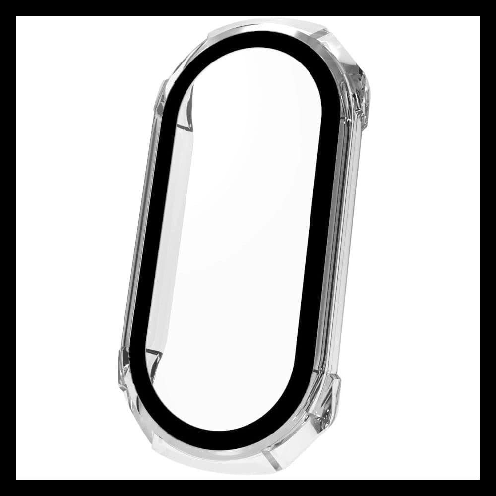 Etui se sklem Bizon Case AntiShock Set Xiaomi Mi Band 7 průhledné - 2