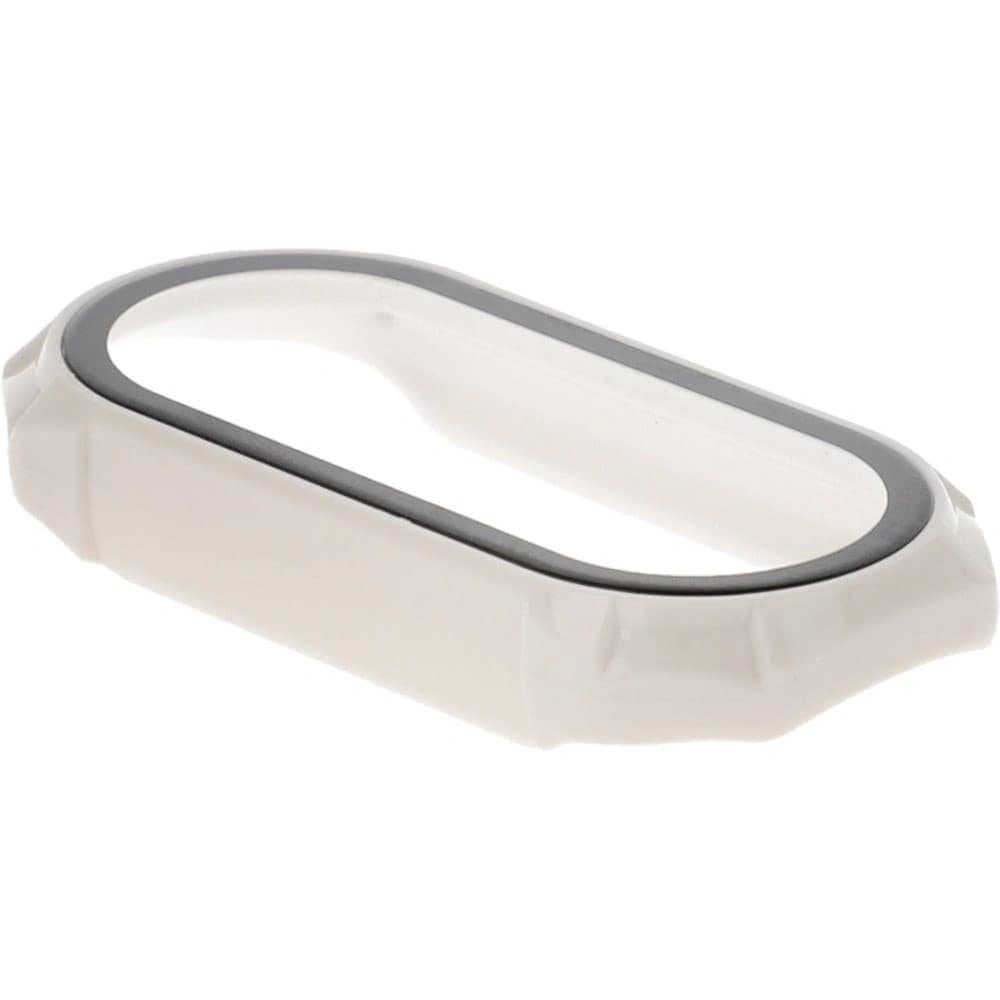 Etui ze skla Bizon Case AntiShock Set Xiaomi Mi Band 7 bílé - 3