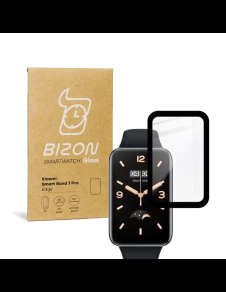 Bizon Glass Edge Xiaomi Smart Band 7 Pro schwarz