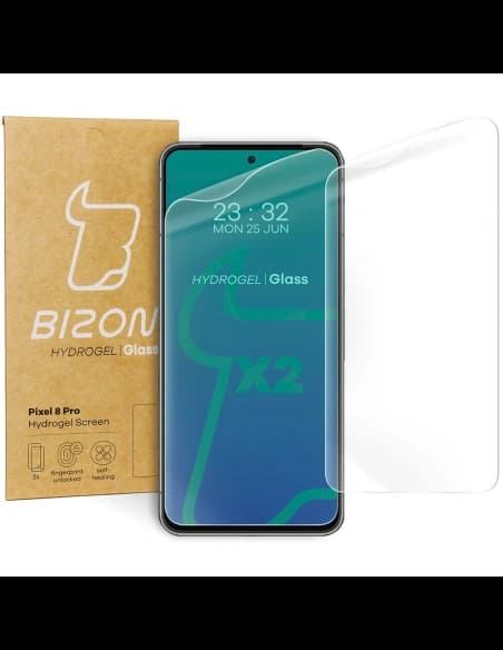 Bizon Glass Hydrogel Pixel 8 Pro [2 PACK]
