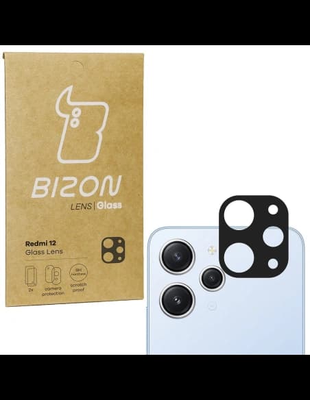 Bizon Glass Lens Redmi 12 [2 PACK]