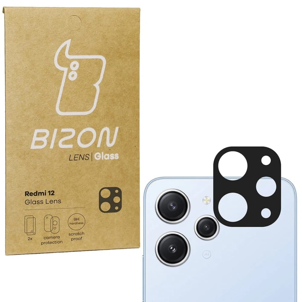 Bizon Glass Lens Redmi 12 [2 PACK] - 1