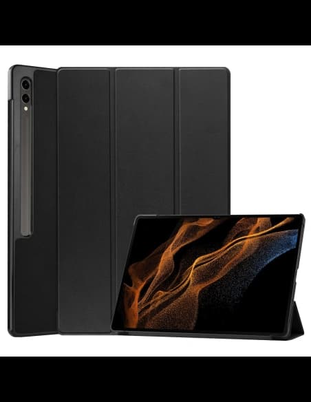 Bizon Case Tab Croc Samsung Galaxy Tab S10 Ultra / S9 Ultra negru