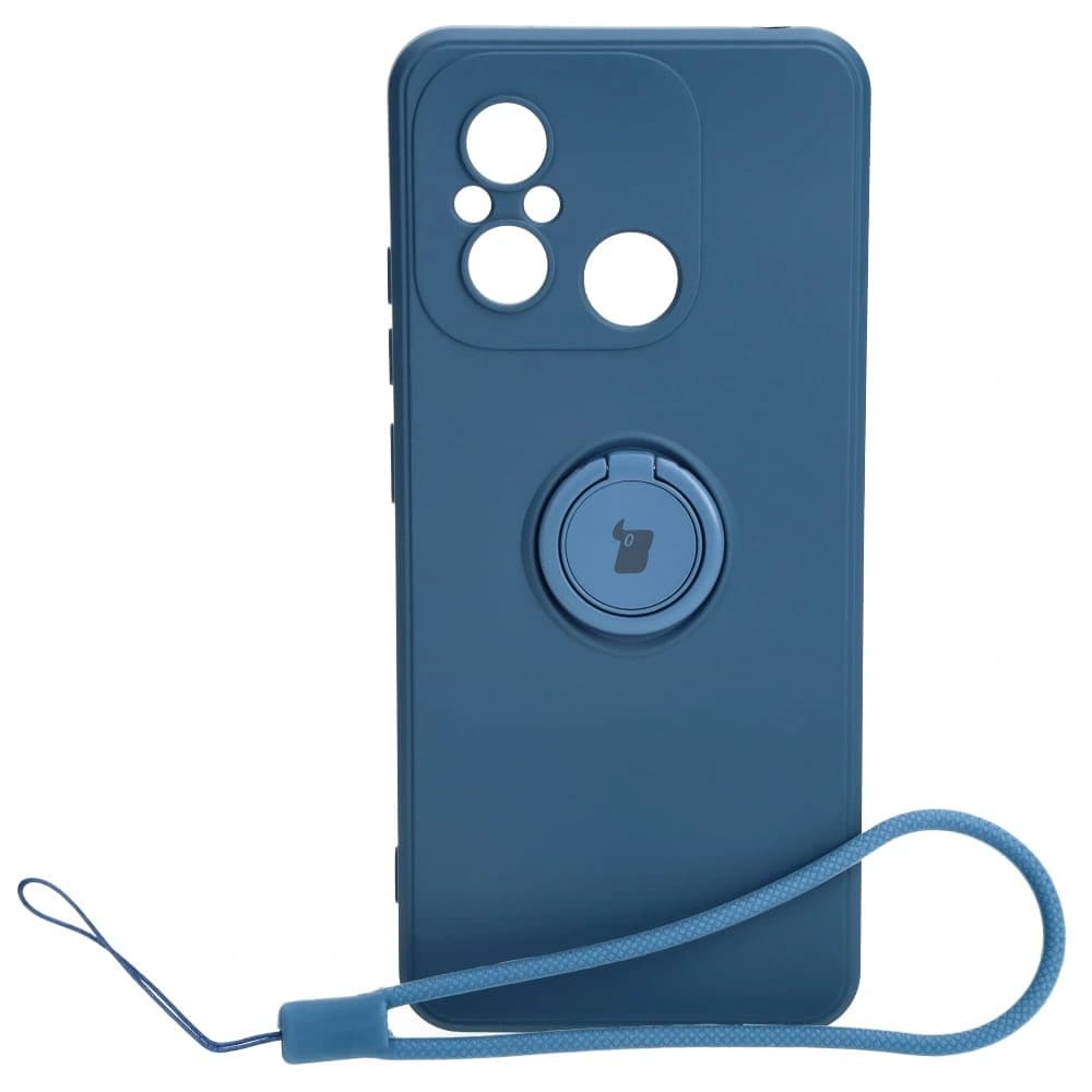 Bizon Case Silikonring Sq Xiaomi Redmi 12C marineblau