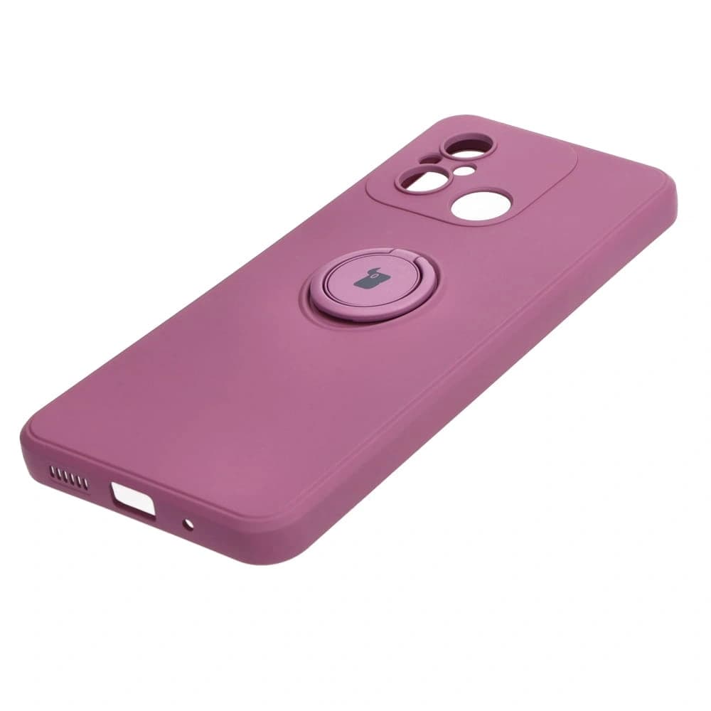 Bizon Case Silicone Ring Sq Xiaomi Redmi 12C dark purple - 3