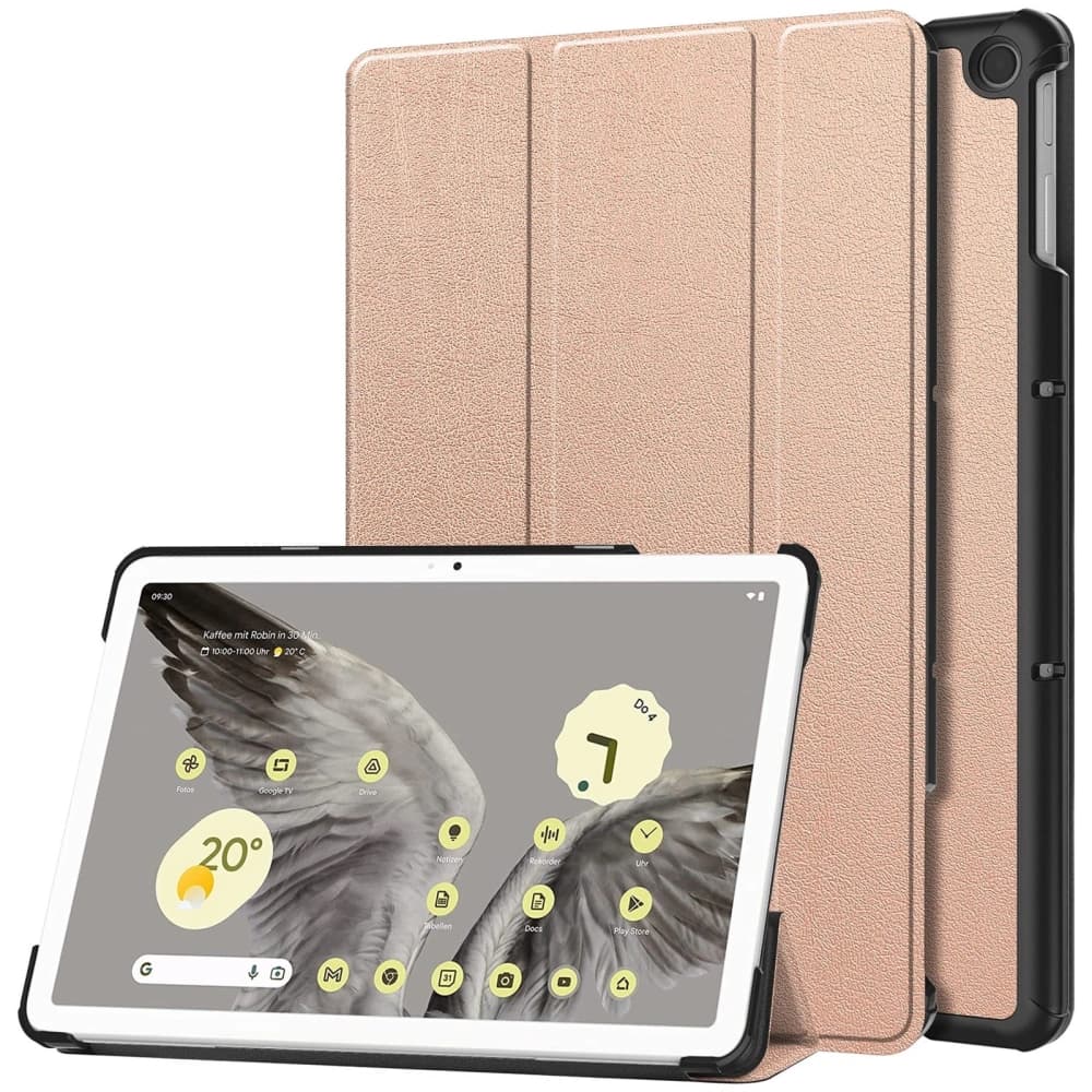 Bizon Case Tab Croc Google Pixel Tablet rose gold - 1