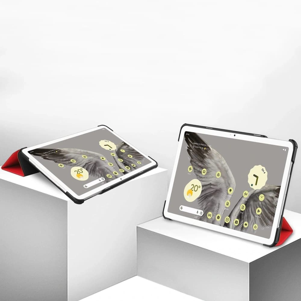 Etui Bizon Case Tab Croc do Google Pixel Tablet červené - 2