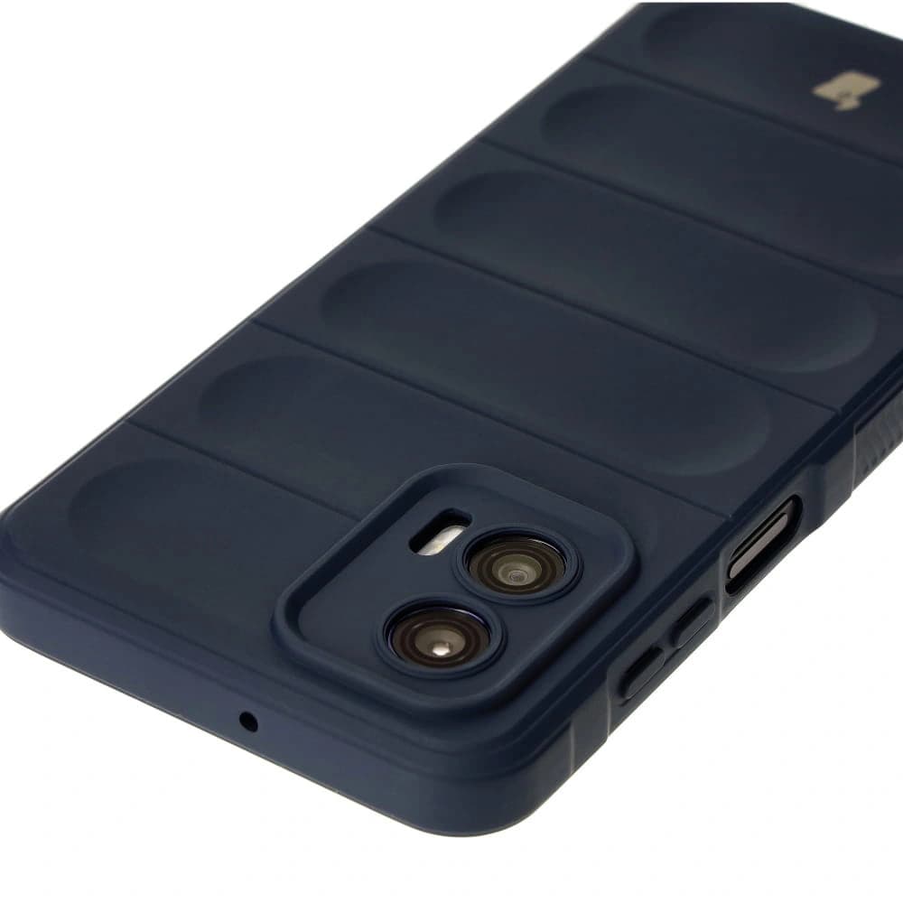 Bizon Case für Motorola Moto G73 5G in marineblau - 3