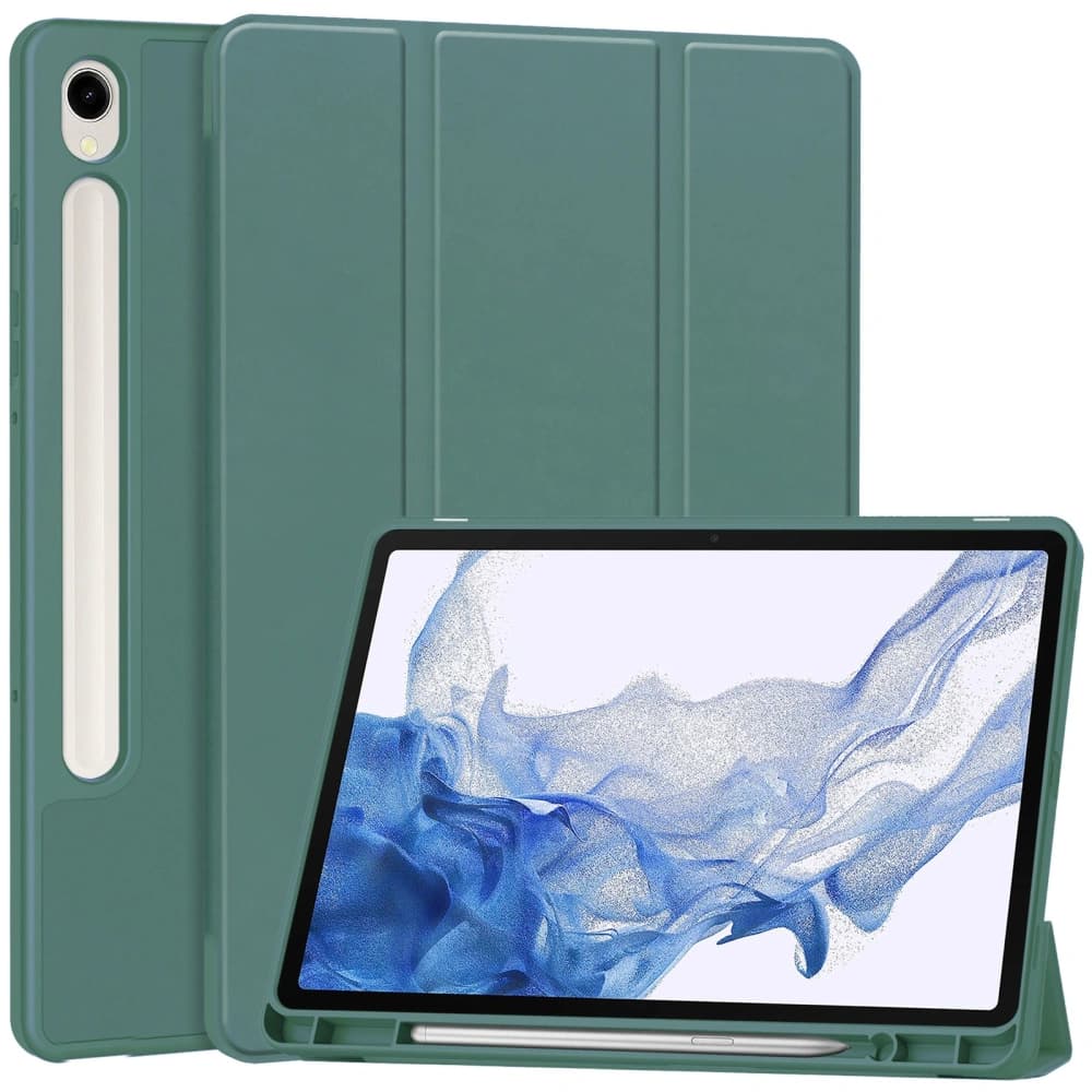 Bizon Case Tab Lizard Samsung Galaxy Tab S9 dunkelgrün