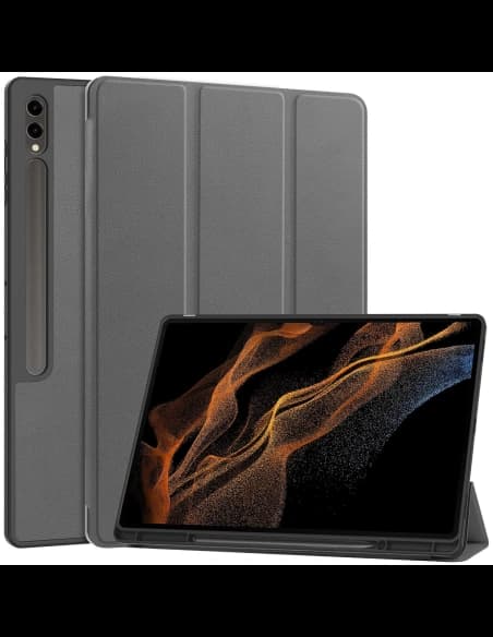 Bizon Case Tab Lizard Samsung Galaxy Tab S10 Ultra / S9 Ultra gri