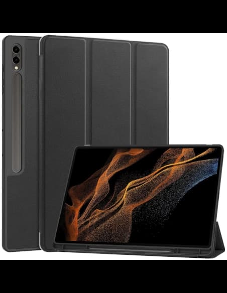Bizon Case Tab Lizard Samsung Galaxy Tab S10 Ultra / S9 Ultra negru