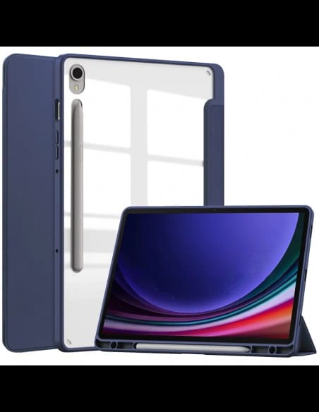 Bizon Case Tab Clear Matt Samsung Galaxy Tab S9 marineblau