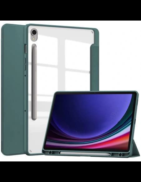 Bizon Case Tab Clear Matt Samsung Galaxy Tab S9 dunkelgrün
