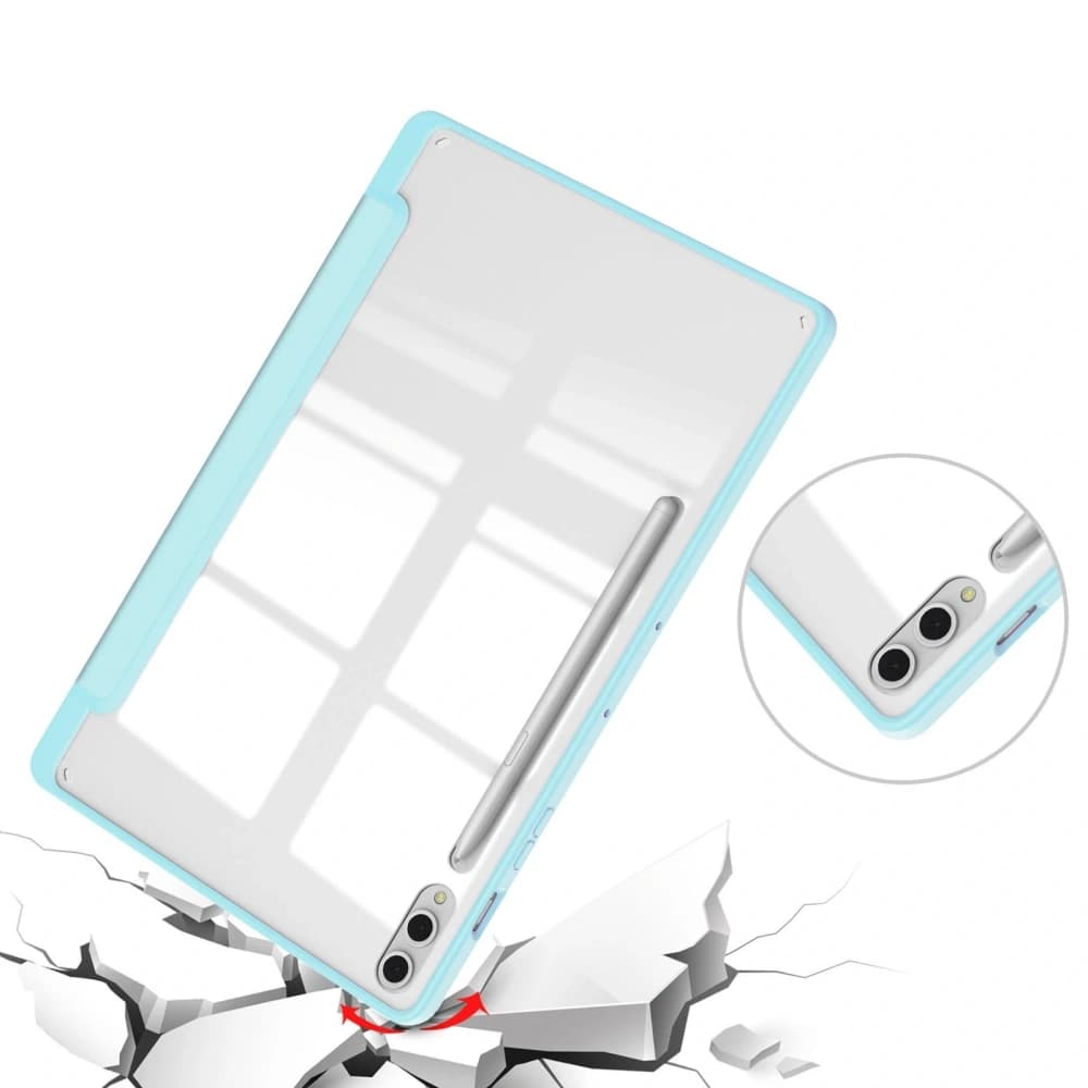 Bizon Case Tab Clear Matt Samsung Galaxy Tab S10 Plus / S9 Plus blue - 6