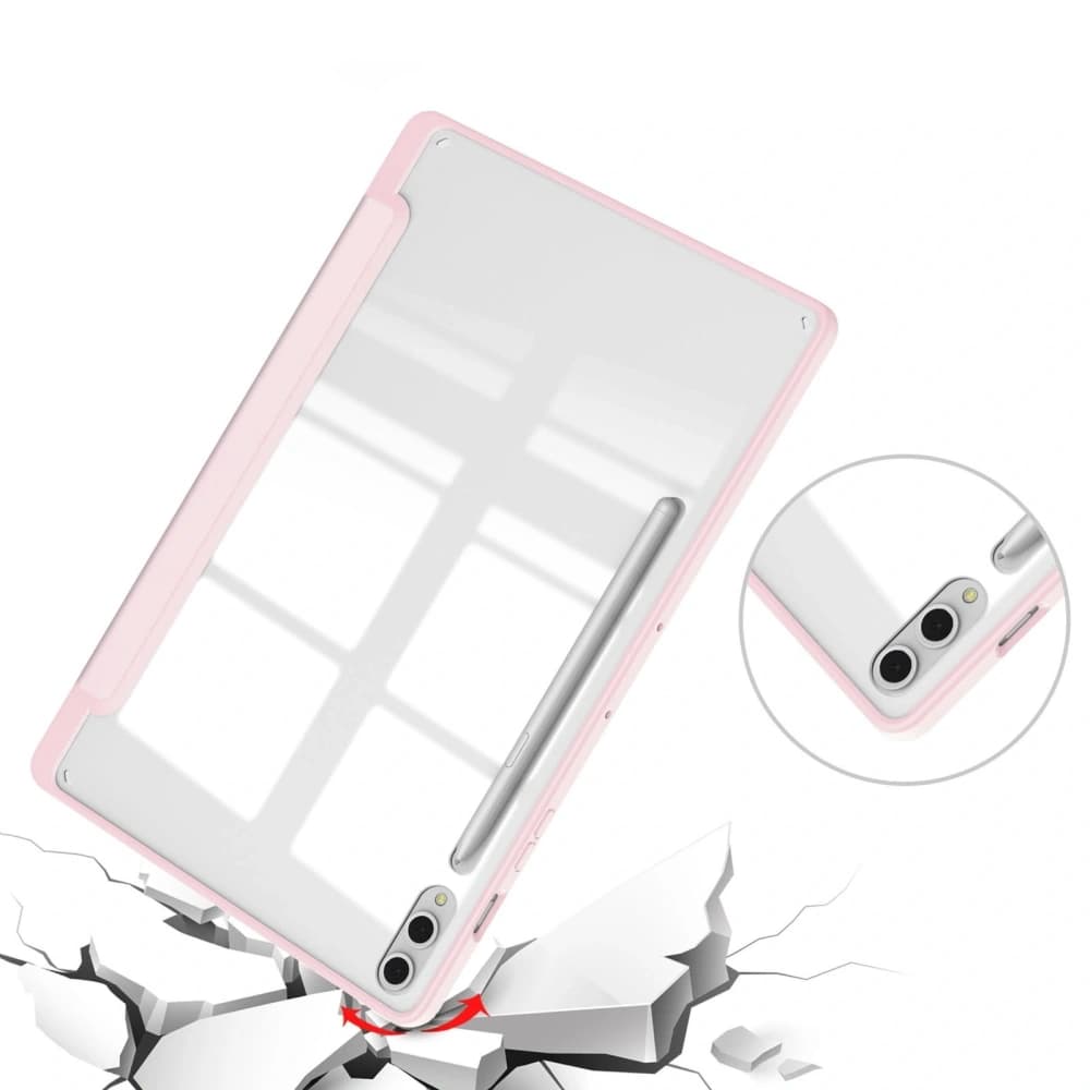 Bizon Case Tab Clear Matt Samsung Galaxy Tab S10 Plus / S9 Plus light pink - 6