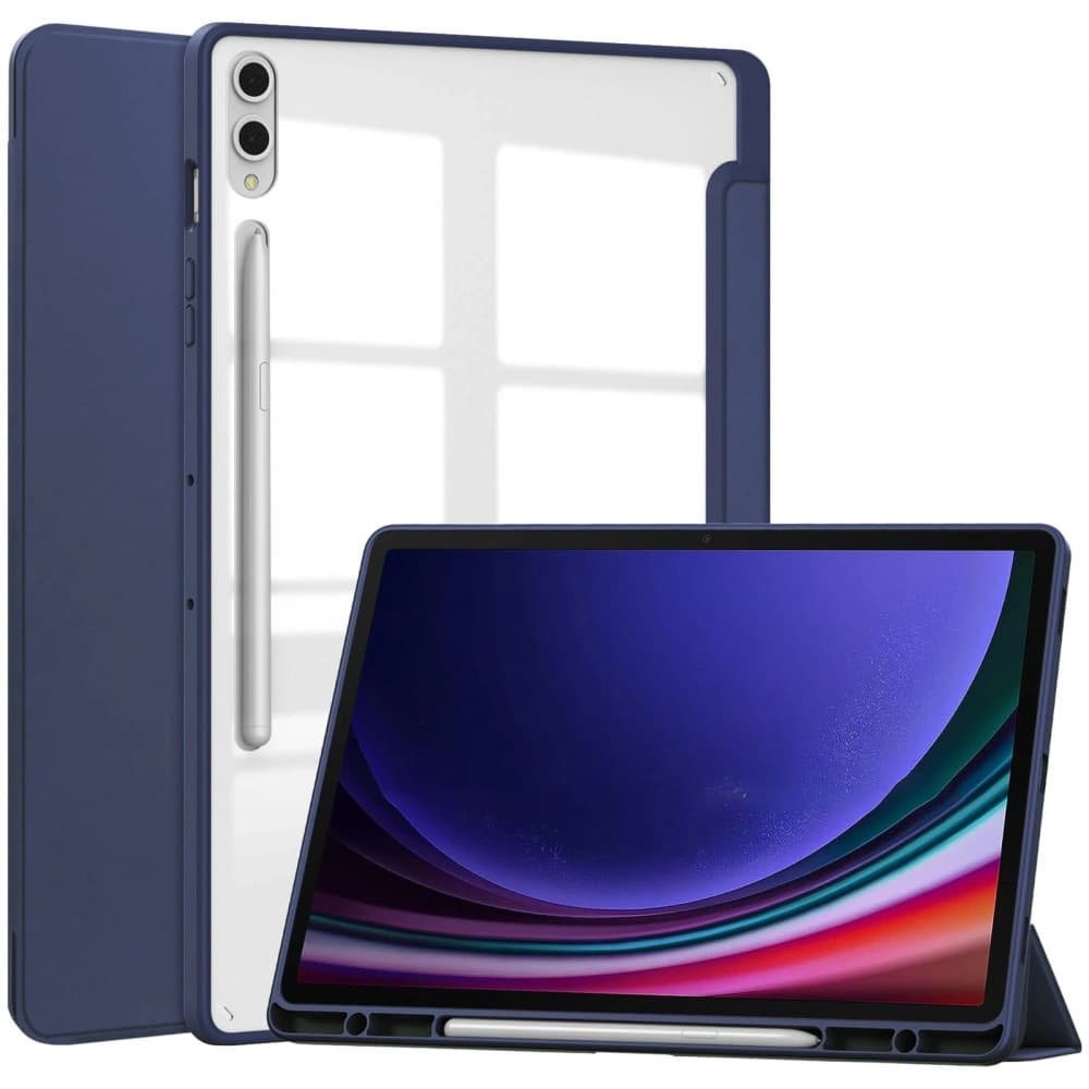 Bizon Case Tab Clear Matt Samsung Galaxy Tab S10 Plus / S9 Plus navy blue