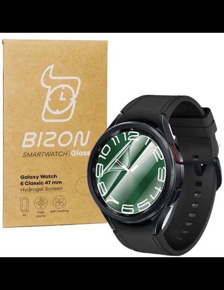 Bizon Glass Hydrogel Samsung Galaxy Watch 6 Classic 47 mm [2 PACK]