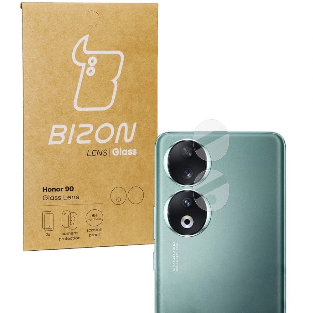 Sklo na aparát Bizon Glass Lens do Honor 90 [2 PACK] - 1