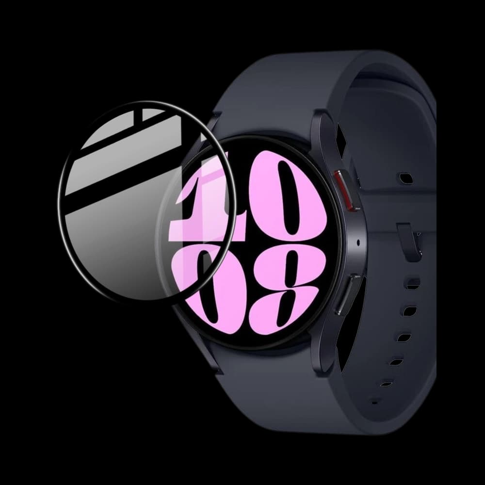 Bizon Glass Watch Edge Hybrid Samsung Galaxy Watch 6 44mm fekete - 3