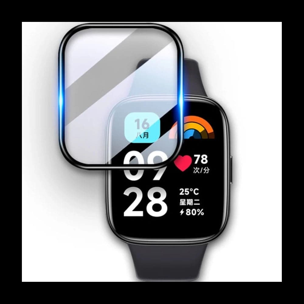 Bizon Glass Watch Edge Hybrid Redmi Watch 3 Active black - 3