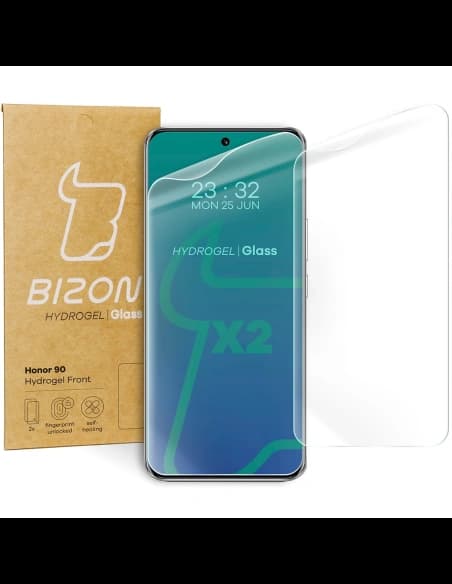 Fólie hydrogelová na displej Bizon Glass Hydrogel Front pro Honor 90 [2 PACK]