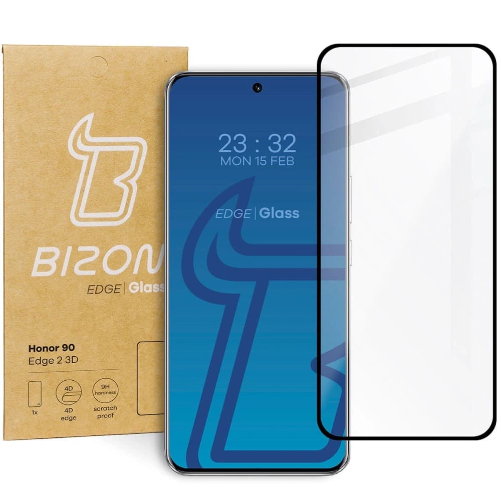 Sklo tvrzené BIZON Glass Edge 2 3D pro Honor 90 - 1