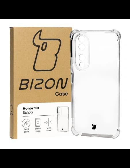 Elastické pouzdro Bizon Case Salpa pro Honor 90 průhledné